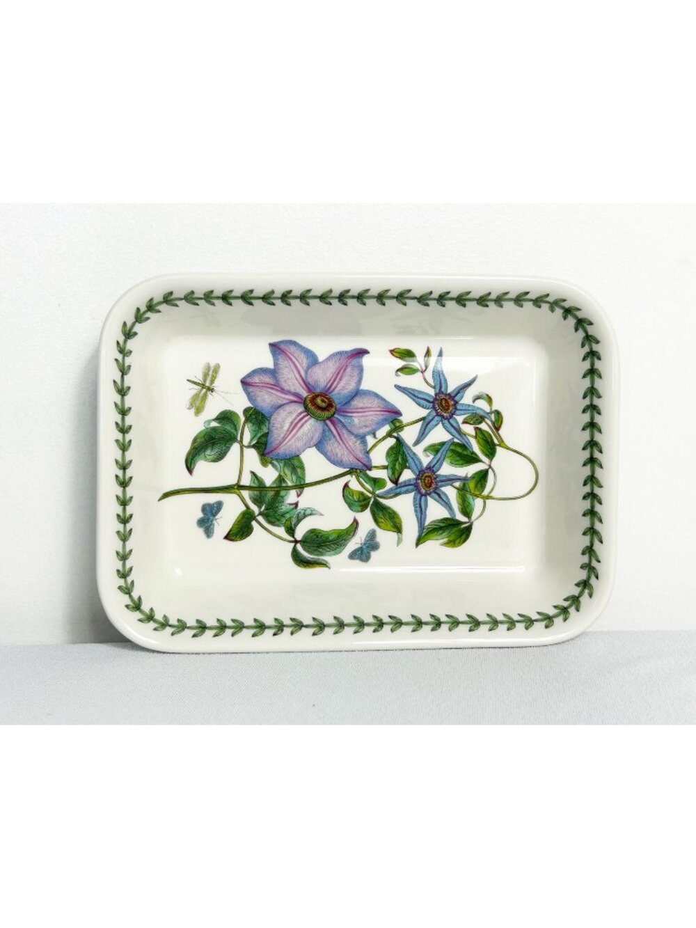 The Botanic Garden by Portmeirion Clematis 8" Porcelain Lasagna Dish